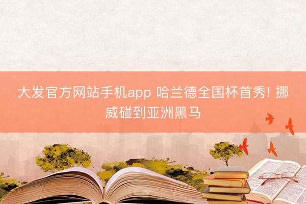 大发官方网站手机app 哈兰德全国杯首秀! 挪威碰到亚洲黑马